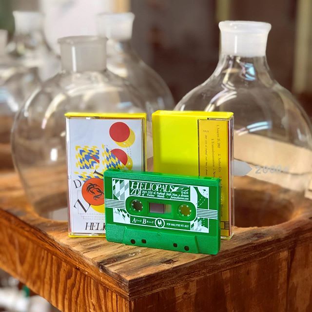 Would. You. Look. At. This. ‘Heliopause’ by @zdj.rituals on limited edition #cassette with art by @cowboylurch.