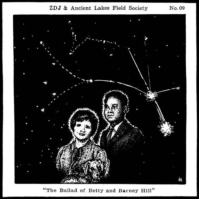 Happy Halloween from Furhoof! For our 9th instalment of Halloween splits we’ve brought you ZDJ’s “Ballad of Betty and Barney Hill” and Ancient Lakes Field Society’s “Search the Skies Near Franconia Notch.” Head your our @bandcamp to download for free (just like all of our Halloween splits – just search #FurhoofHalloween on bandcamp). Fantastic artwork by @timothyjhawksart. 👽🛸✨